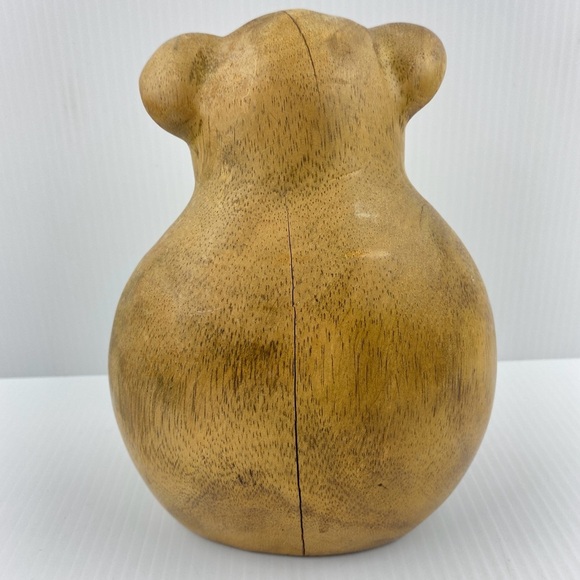 Wooden Dog Folk Art Boxer Figure - Picture 5 of 8